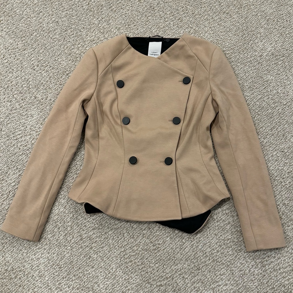 Robert Rodriguez Double Breasted Blazer Jacket